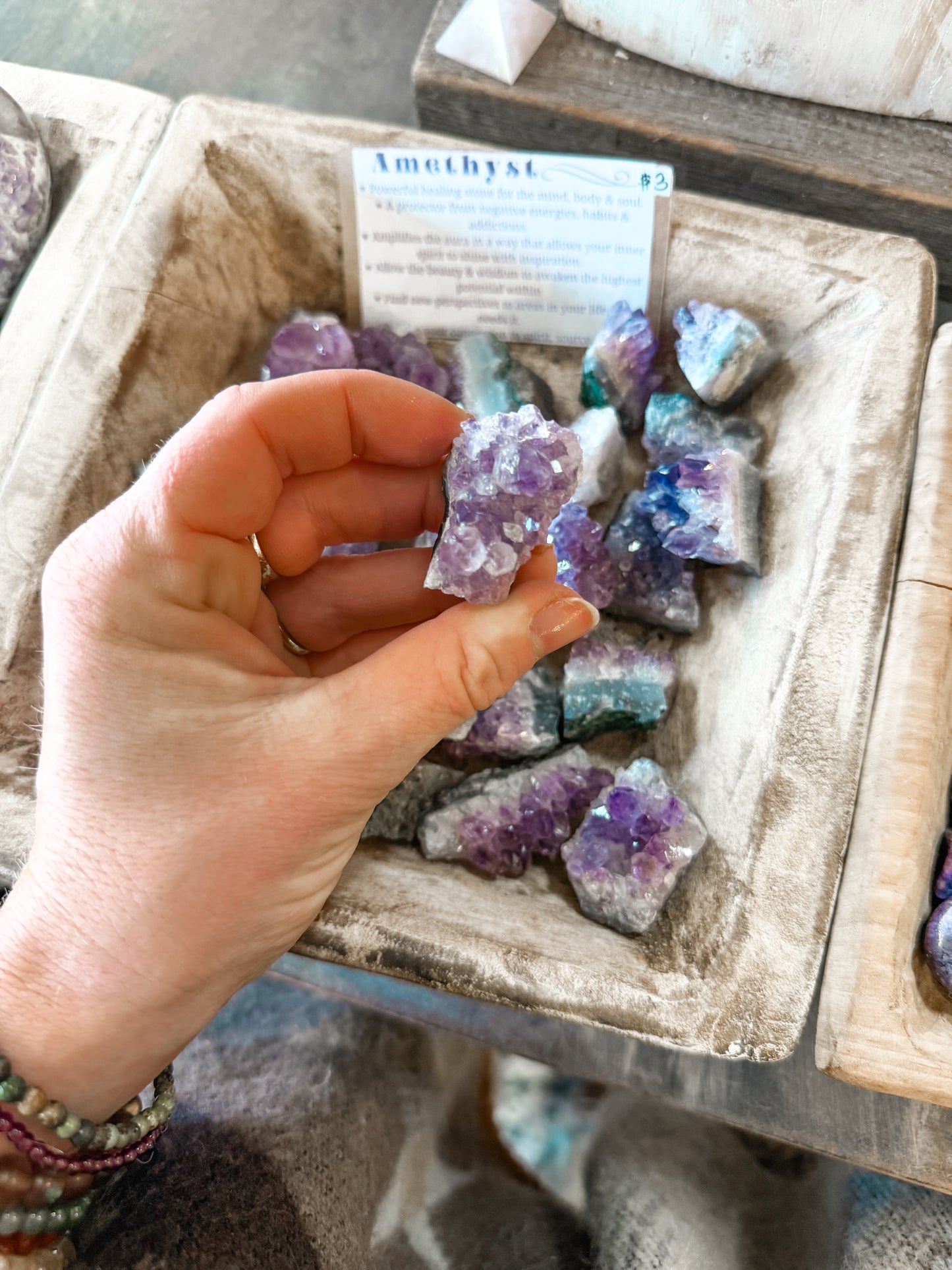 Mini Amethyst Clusters