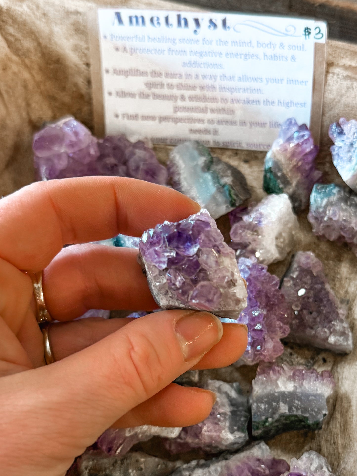 Mini Amethyst Clusters